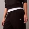 Jogginghose aus Fleece mit Monogram Jogginghose aus Fleece mit Monogram