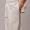 Jogginghose aus Fleece mit Monogram Jogginghose aus Fleece mit Monogram
