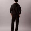 Jogginghose aus Fleece mit Monogram Jogginghose aus Fleece mit Monogram