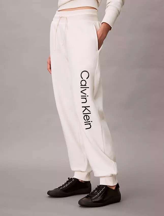 Jogginghose mit Fleece-Logo-Print Jogginghose mit Fleece-Logo-Print