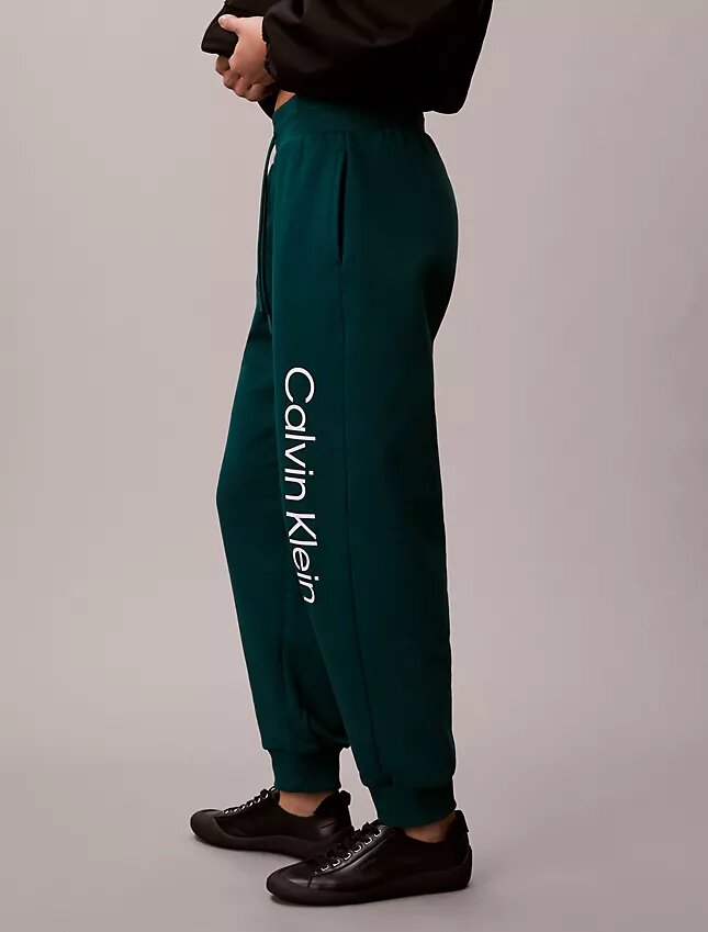 Jogginghose mit Fleece-Logo-Print Jogginghose mit Fleece-Logo-Print