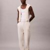 Jogginghose mit Monogram-Aufnäher aus Fleece Jogginghose mit Monogram-Aufnäher aus Fleece
