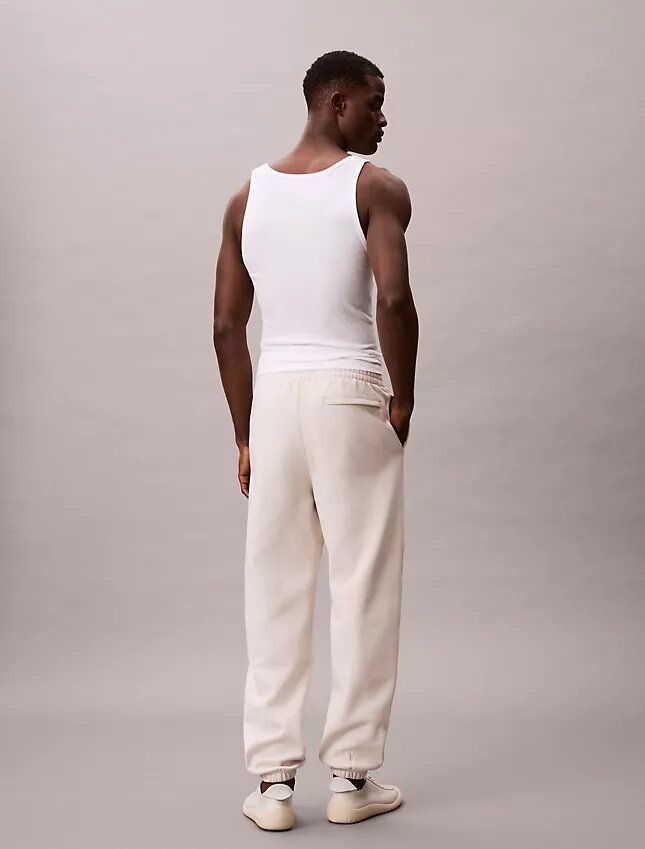 Jogginghose mit Monogram-Aufnäher aus Fleece Jogginghose mit Monogram-Aufnäher aus Fleece