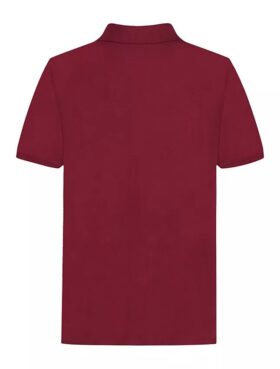 Jungen-Polohemd mit tonalem Monogram