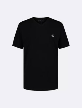 Jungen-T-Shirt mit Monogram und V-Ausschnitt