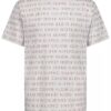 Jungen-T-Shirt mit Rundhalsausschnitt und Allover-Schriftzug Jungen-T-Shirt mit Rundhalsausschnitt und Allover-Schriftzug