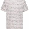Jungen-T-Shirt mit Rundhalsausschnitt und Allover-Schriftzug Jungen-T-Shirt mit Rundhalsausschnitt und Allover-Schriftzug