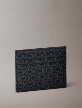 Kartenetui mit genopptem Monogram