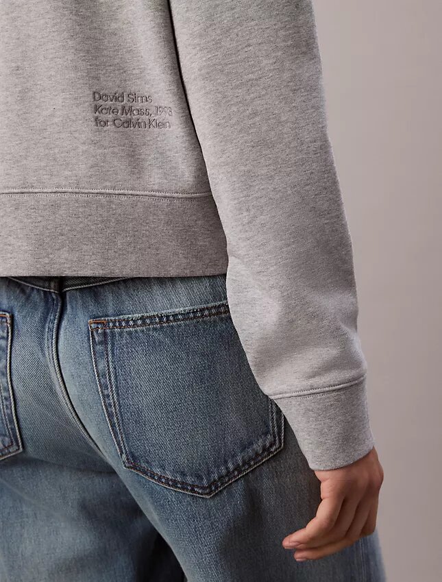 Kate Moss Terry Graphic Relaxed Sweatshirt Kate Moss Terry Graphic Relaxed Sweatshirt
