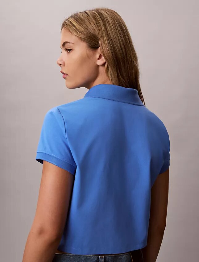 Kühlendes, kurzes Jersey-Poloshirt Kühlendes, kurzes Jersey-Poloshirt