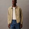 Klassische Hemdjacke aus Baumwollmischung mit Reißverschluss