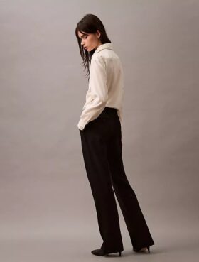 Klassische Hose aus Wollgabardine