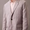 Klassischer Blazer aus Leinenmischung