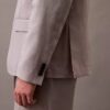 Klassischer Blazer aus Leinenmischung