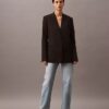 Klassischer Crêpe-Blazer