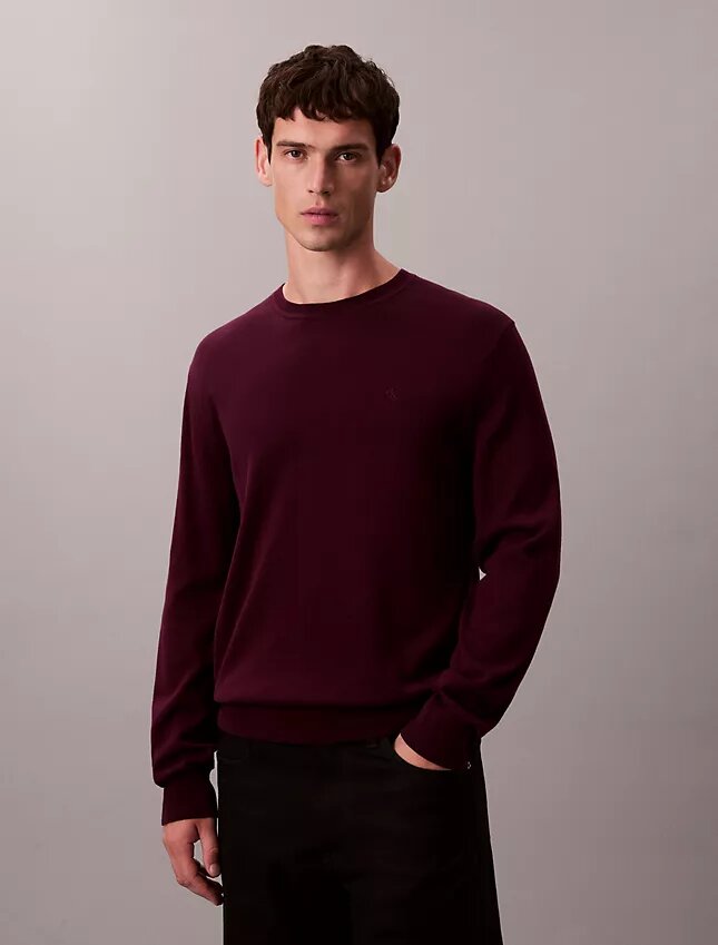 Klassischer Pullover aus Supima-Baumwolle Klassischer Pullover aus Supima-Baumwolle