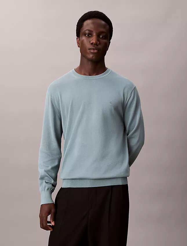 Klassischer Pullover aus Supima-Baumwolle Klassischer Pullover aus Supima-Baumwolle