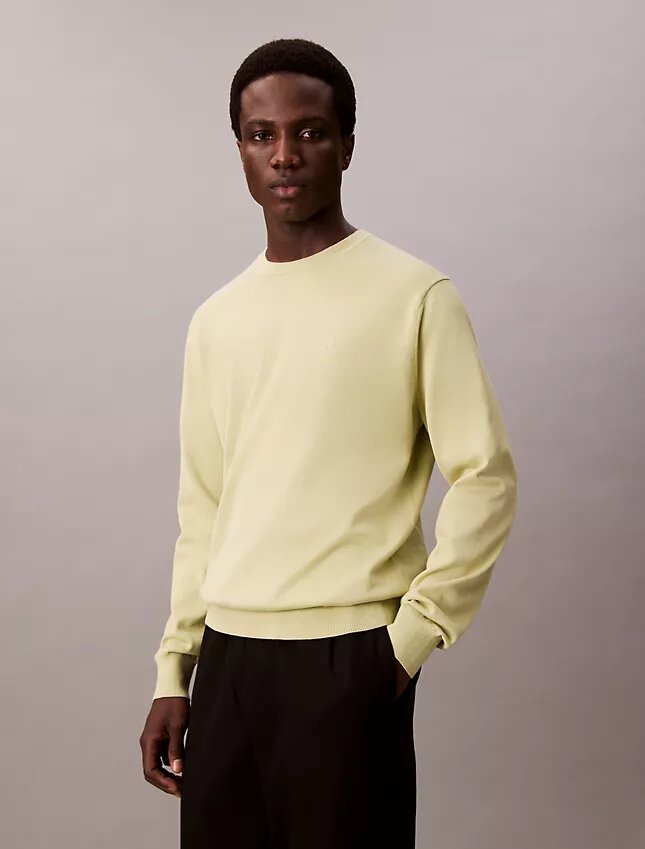 Klassischer Pullover aus Supima-Baumwolle Klassischer Pullover aus Supima-Baumwolle