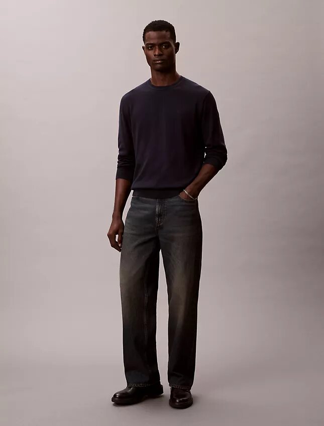Klassischer Pullover aus Supima-Baumwolle Klassischer Pullover aus Supima-Baumwolle