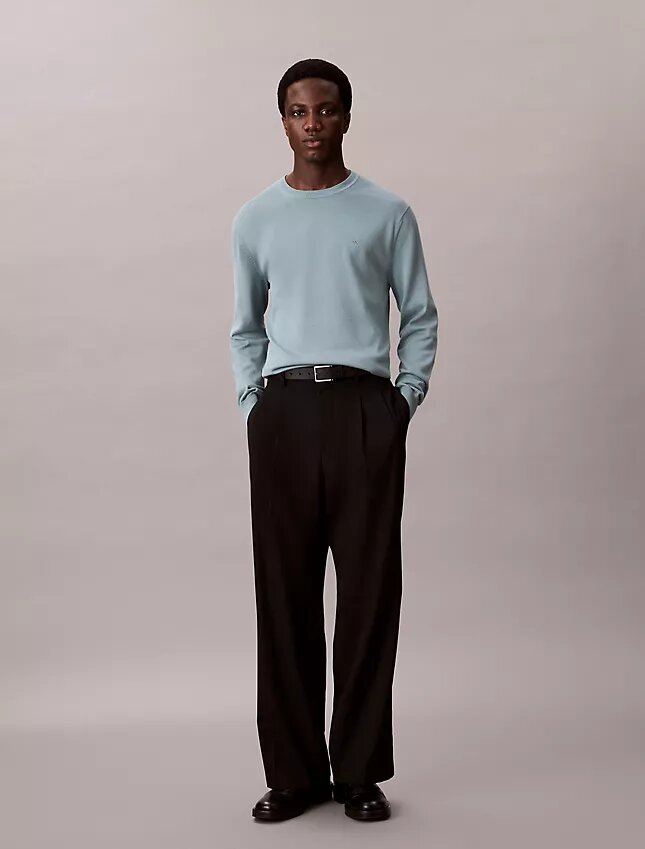 Klassischer Pullover aus Supima-Baumwolle Klassischer Pullover aus Supima-Baumwolle