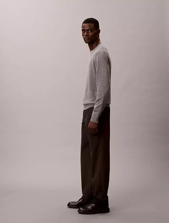 Klassischer Pullover aus Supima-Baumwolle Klassischer Pullover aus Supima-Baumwolle