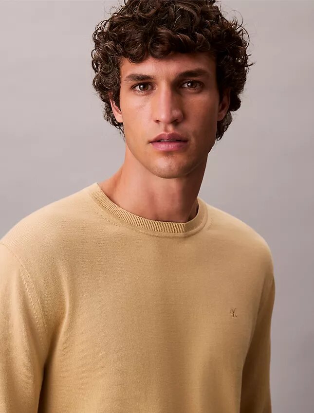 Klassischer Pullover aus Supima-Baumwolle Klassischer Pullover aus Supima-Baumwolle