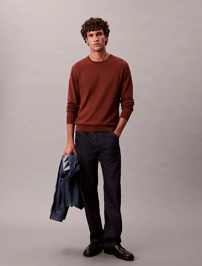 Klassischer Pullover aus Supima-Baumwolle Klassischer Pullover aus Supima-Baumwolle
