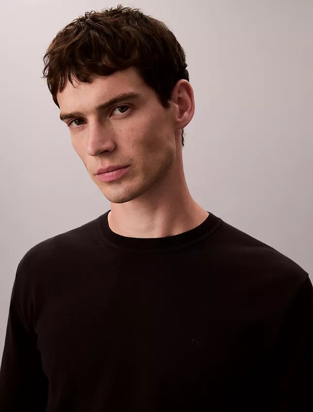 Klassischer Pullover aus Supima-Baumwolle Klassischer Pullover aus Supima-Baumwolle