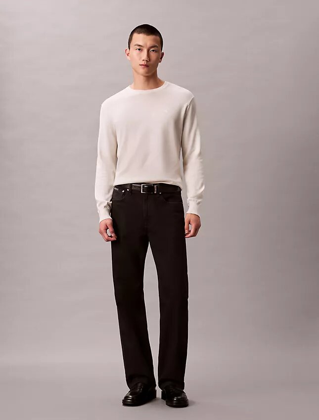 Klassischer Pullover aus Supima-Baumwolle Klassischer Pullover aus Supima-Baumwolle