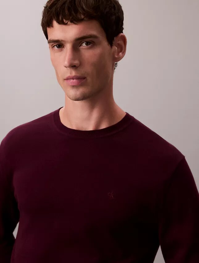 Klassischer Pullover aus Supima-Baumwolle Klassischer Pullover aus Supima-Baumwolle
