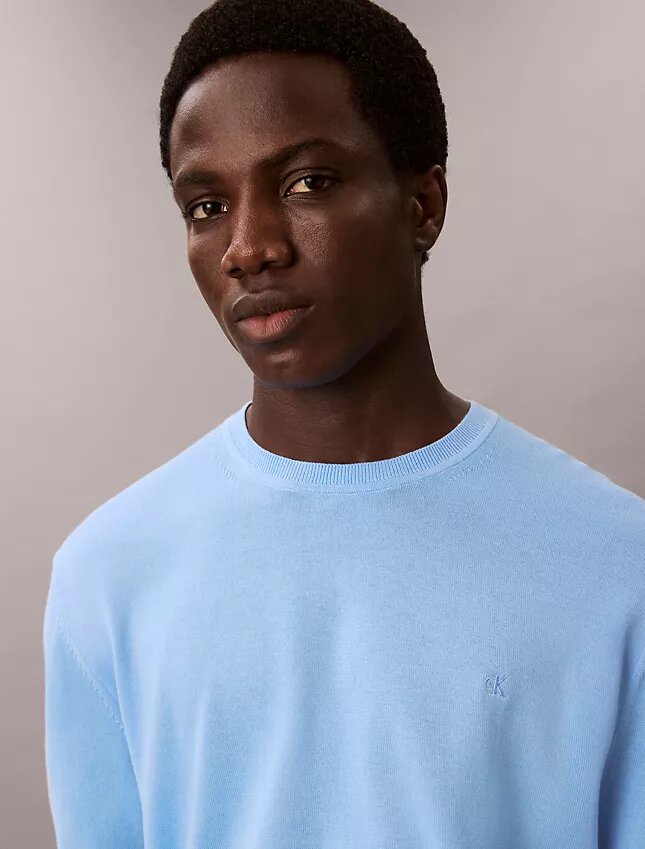 Klassischer Pullover aus Supima-Baumwolle Klassischer Pullover aus Supima-Baumwolle