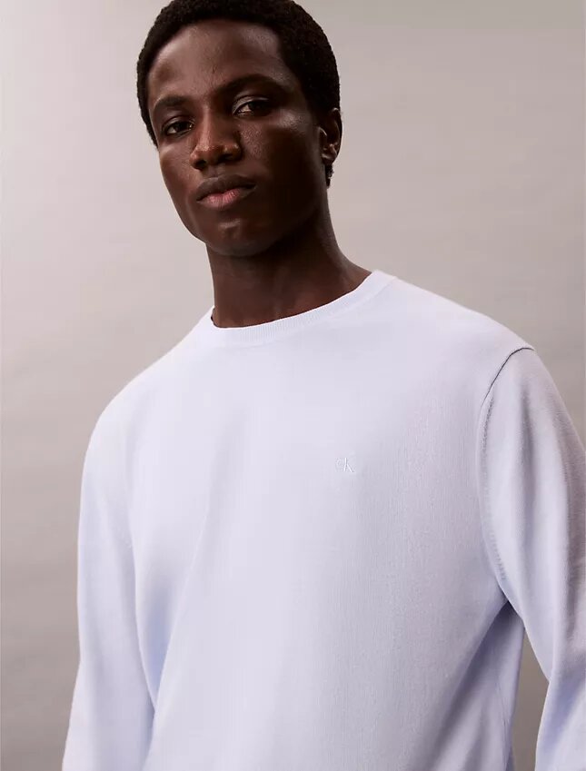 Klassischer Pullover aus Supima-Baumwolle Klassischer Pullover aus Supima-Baumwolle