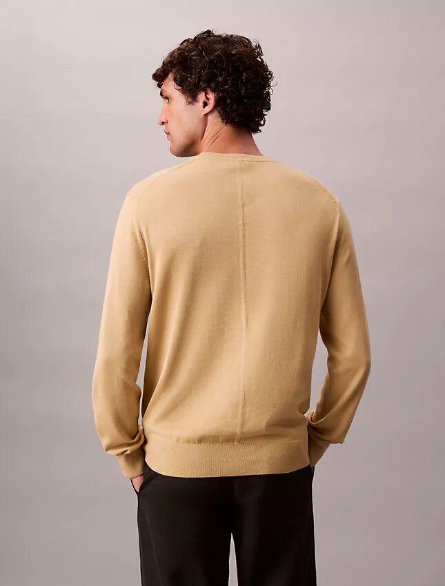 Klassischer Pullover aus Supima-Baumwolle Klassischer Pullover aus Supima-Baumwolle