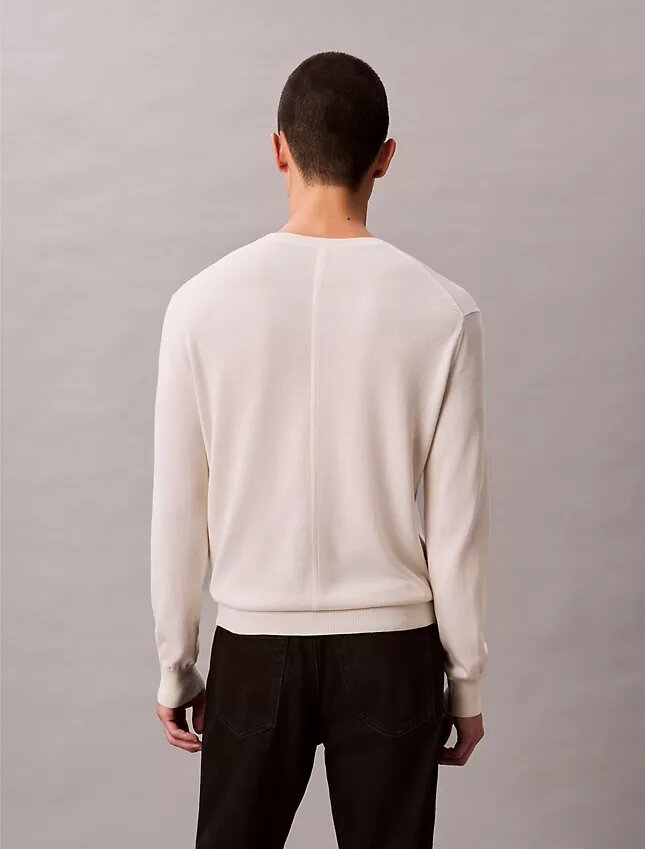 Klassischer Pullover aus Supima-Baumwolle Klassischer Pullover aus Supima-Baumwolle