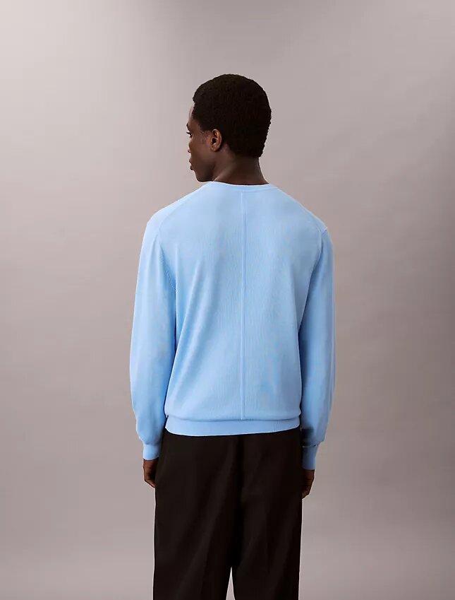 Klassischer Pullover aus Supima-Baumwolle Klassischer Pullover aus Supima-Baumwolle