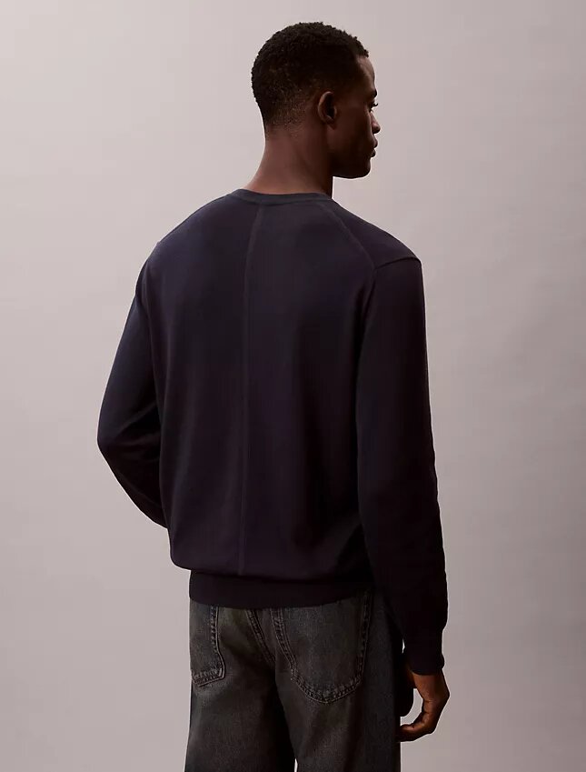 Klassischer Pullover aus Supima-Baumwolle Klassischer Pullover aus Supima-Baumwolle