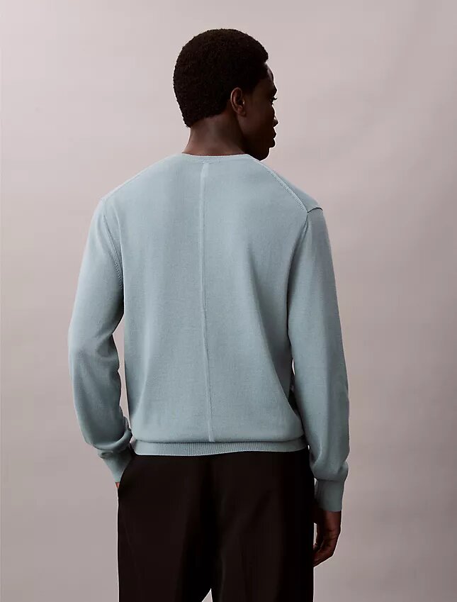 Klassischer Pullover aus Supima-Baumwolle Klassischer Pullover aus Supima-Baumwolle