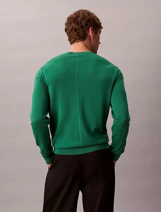 Klassischer Pullover aus Supima-Baumwolle Klassischer Pullover aus Supima-Baumwolle