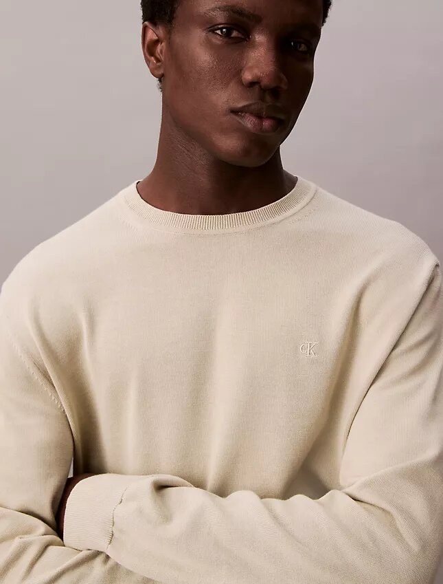 Klassischer Pullover aus Supima-Baumwolle Klassischer Pullover aus Supima-Baumwolle