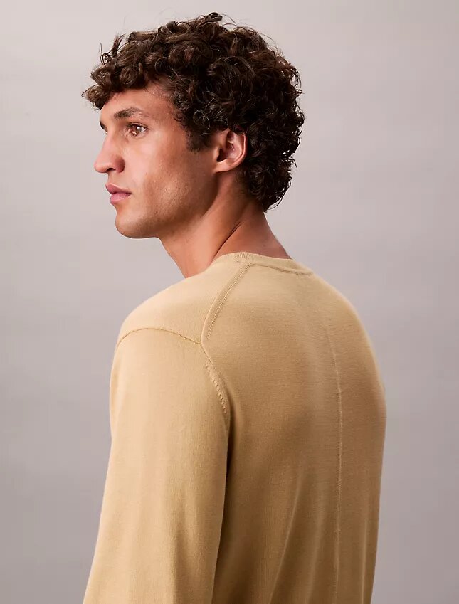 Klassischer Pullover aus Supima-Baumwolle Klassischer Pullover aus Supima-Baumwolle