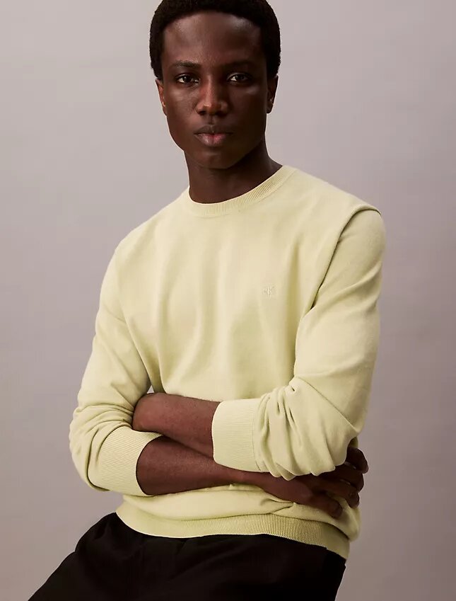 Klassischer Pullover aus Supima-Baumwolle Klassischer Pullover aus Supima-Baumwolle