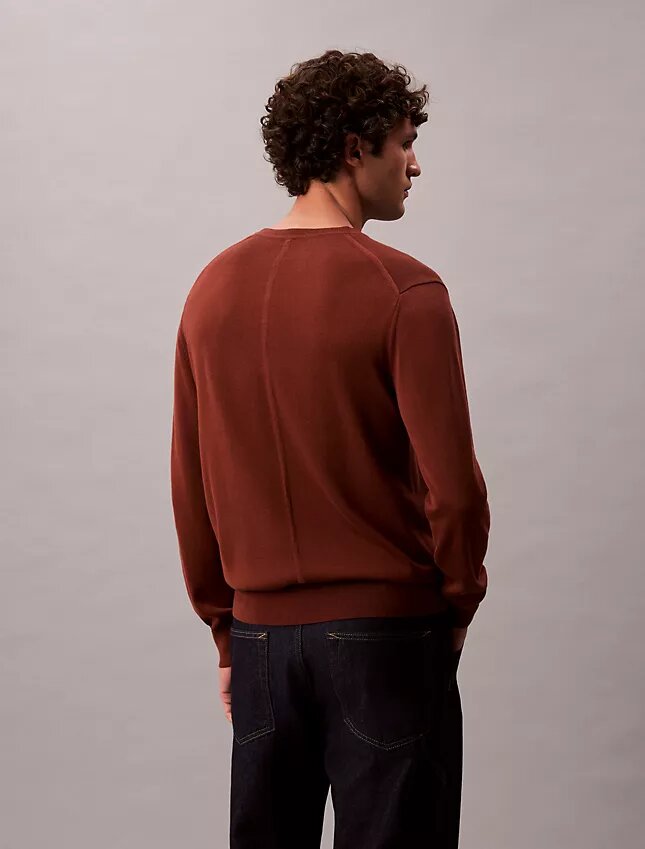Klassischer Pullover aus Supima-Baumwolle Klassischer Pullover aus Supima-Baumwolle