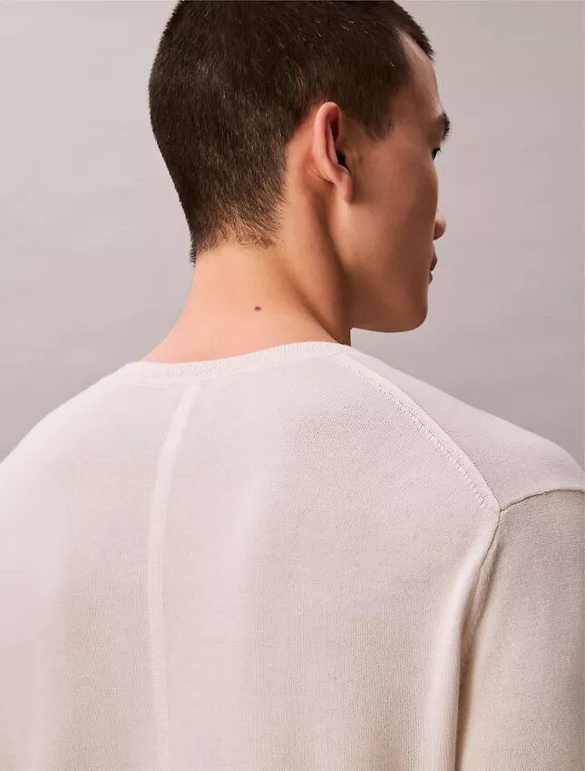 Klassischer Pullover aus Supima-Baumwolle Klassischer Pullover aus Supima-Baumwolle