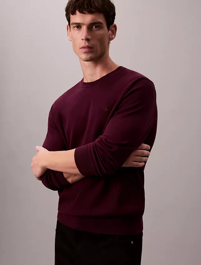 Klassischer Pullover aus Supima-Baumwolle Klassischer Pullover aus Supima-Baumwolle