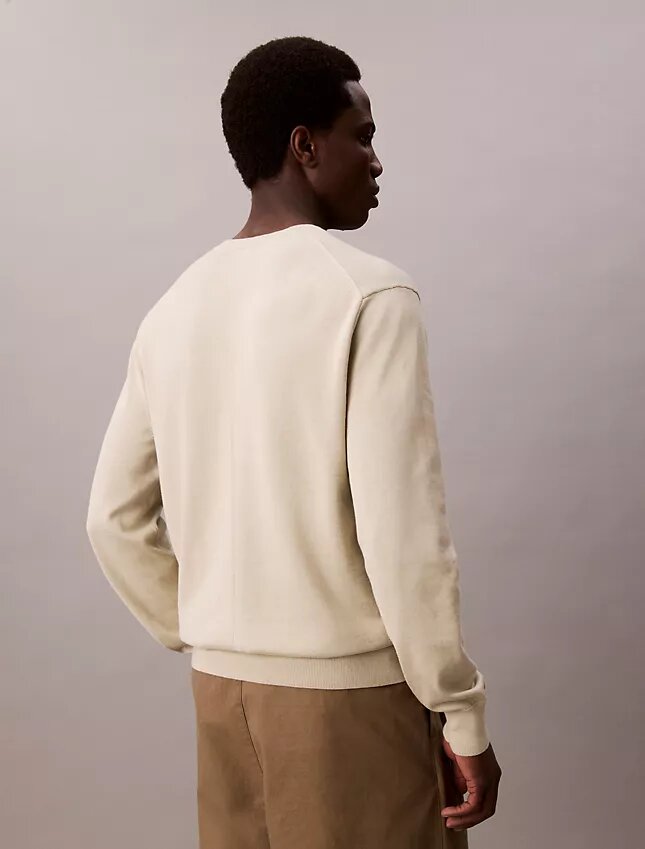 Klassischer Pullover aus Supima-Baumwolle Klassischer Pullover aus Supima-Baumwolle