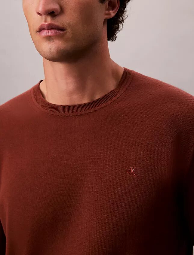 Klassischer Pullover aus Supima-Baumwolle Klassischer Pullover aus Supima-Baumwolle