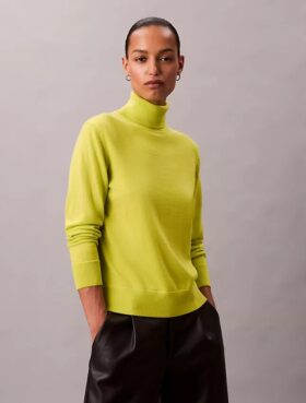Klassischer Rollkragenpullover aus Merinowolle