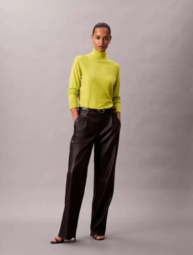 Klassischer Rollkragenpullover aus Merinowolle