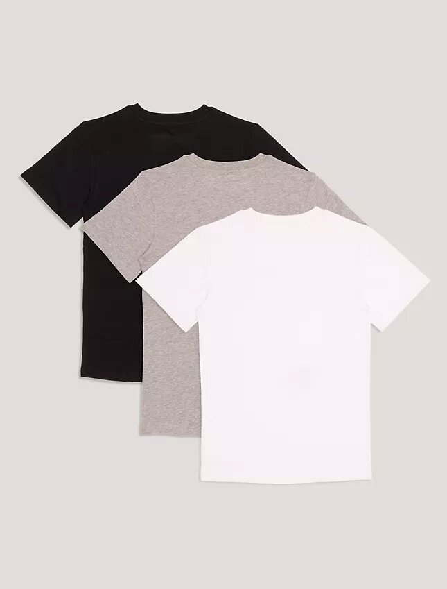 Klassisches 3er-Pack T-Shirts für Jungen Klassisches 3er-Pack T-Shirts für Jungen