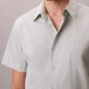 Klassisches Button-Down-Hemd aus Cotton Stretch-Baumwolle